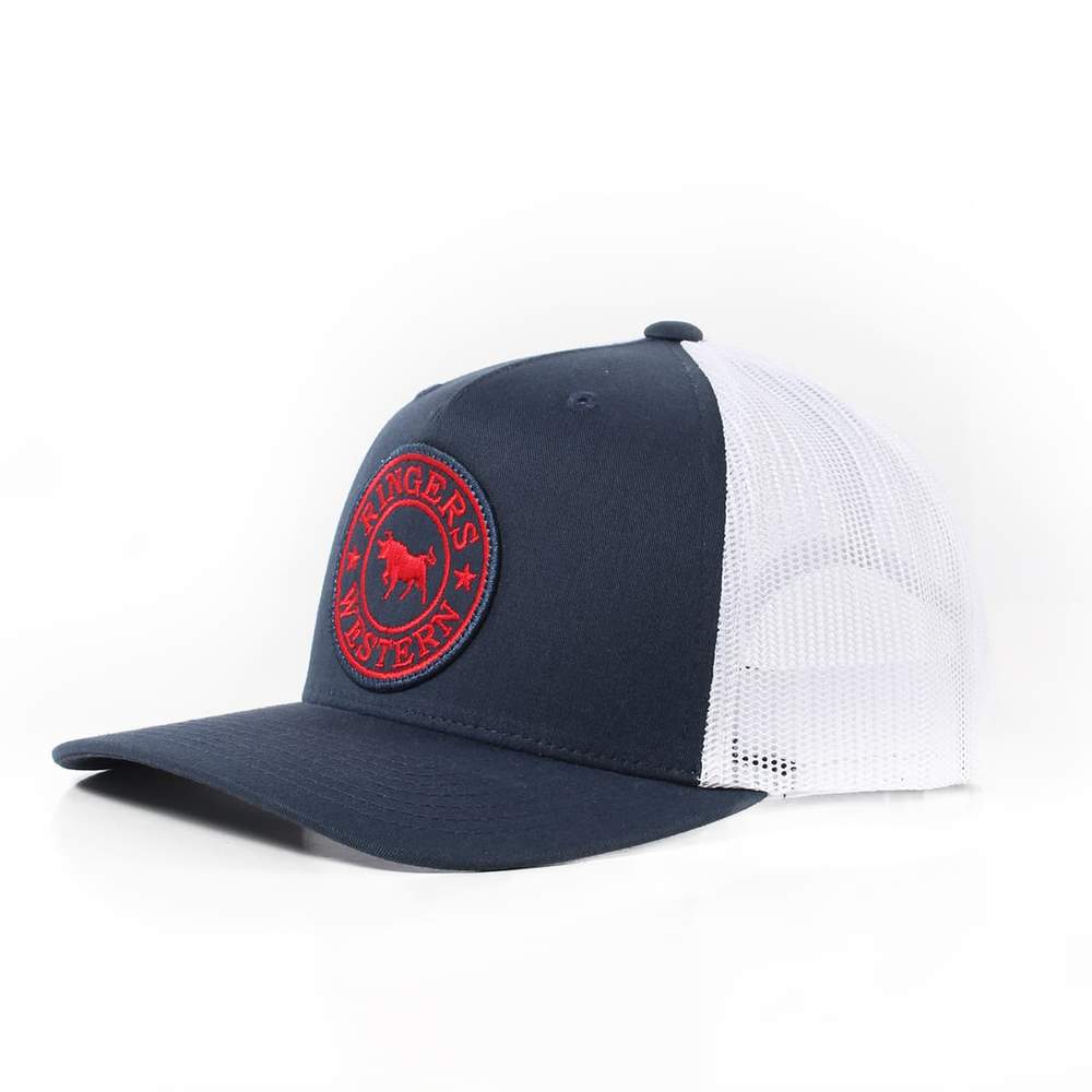 Ringers Trucker Cap - Kids - Navy & White with Navy & Red Logo ...